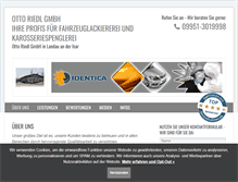 Tablet Screenshot of otto-riedl.info
